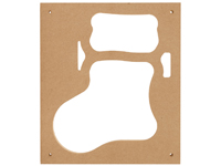 Bowl & Tray Christmas Stocking Template