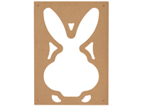 Bowl & Tray Rabbit Template