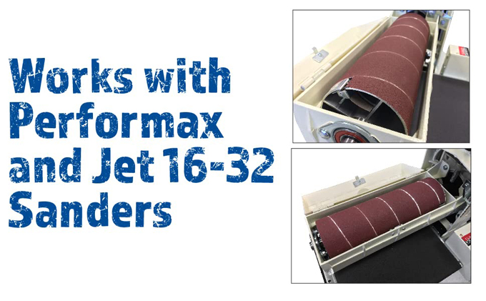 Performax Jet 16-32 3" x 35' Cloth Abrasive Rolls