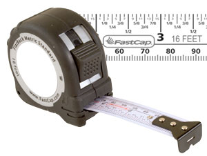 FastCap ProCarpenter Tape Measure, Metric-Standard 16′