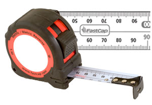 FastCap Metric Reverse 16' Tape Measure