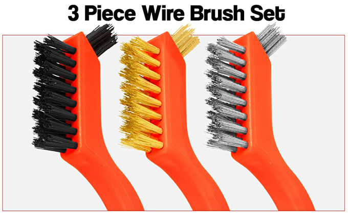 3 Piece Wire Brush Set