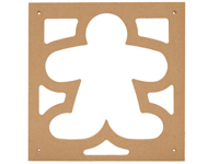 Bowl & Tray Ginger Bread Man Template