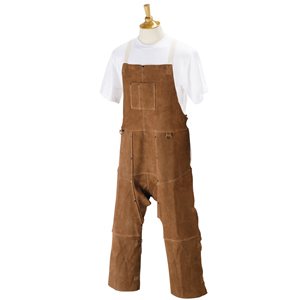 42" Wood Turners Leather Split Leg Bib Apron