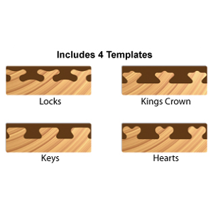 Fast Joint Mini Router Jig and Template Set