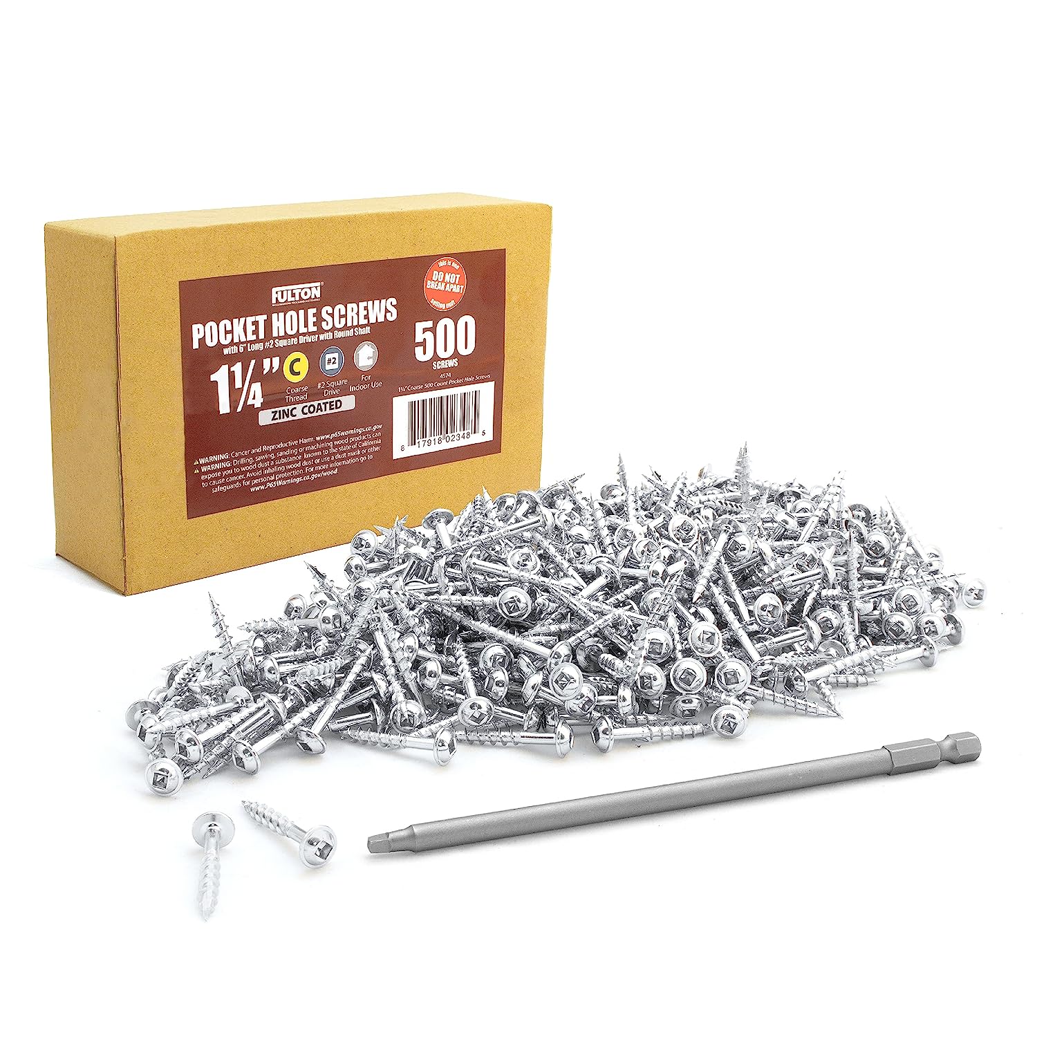 Screws, Coarse, Maxi-Loc, KREG, SML-C150B, Blue-Kote