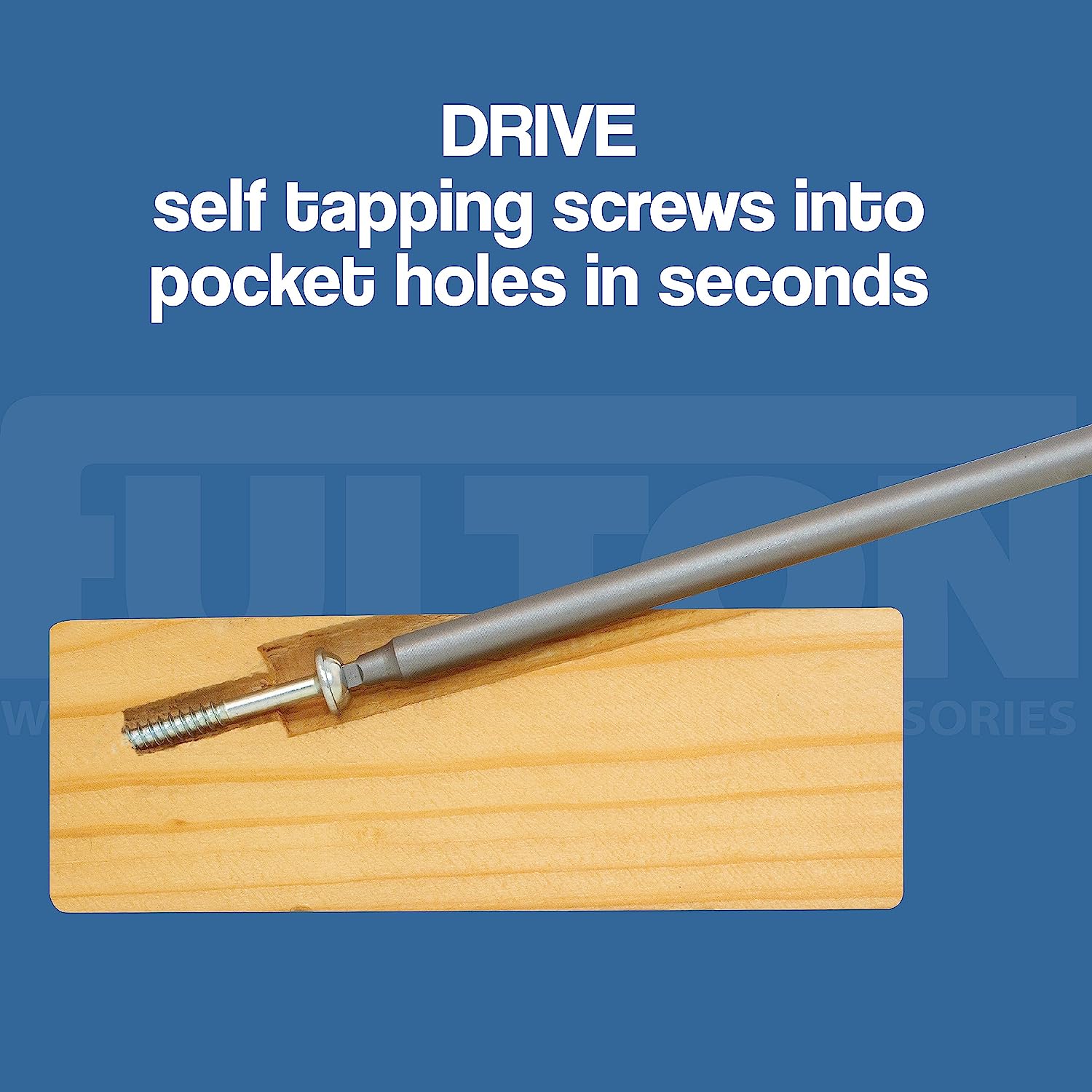 500 Zinc Self-Tapping Pocket Hole Screws - Fine & Coarse Threads