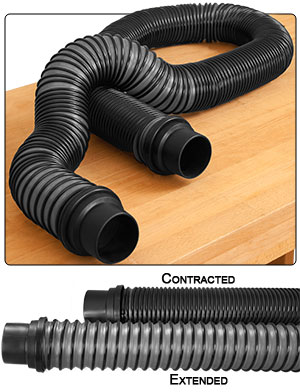 2-1/2" Stay Flex Hose with 360° Rotating Adaptors