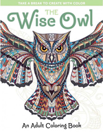 The Wise Owl: Adult Coloring Book