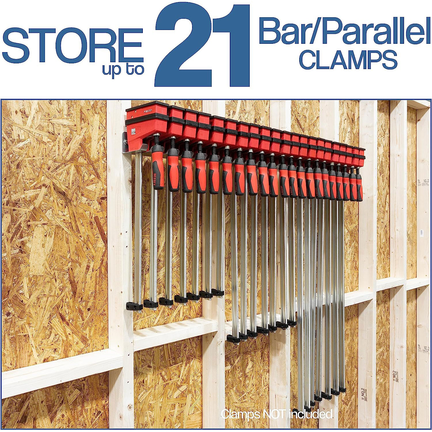 Bar/Parallel Clamp Modular Clamp Rack - 3 Pack