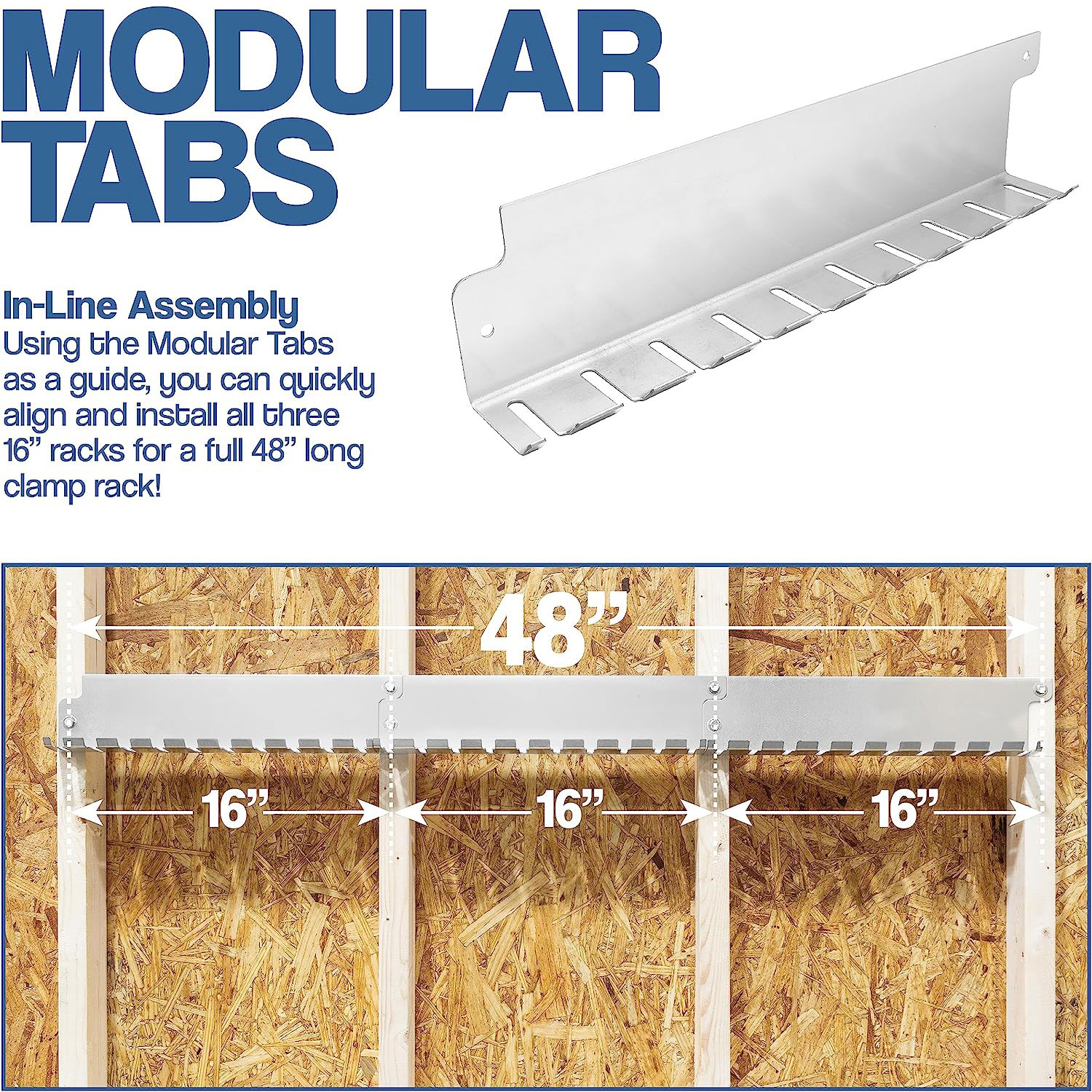 F-Clamp Modular Clamp Rack - 3 Pack