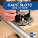 PRO-Grip™ Straight Edge Clamp Cutting Dado Slots