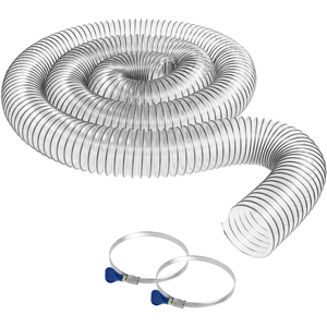 Heavy Duty PVC Dust Collection Hose with Clamps