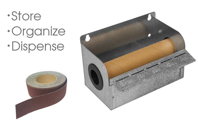 Steel Sandpaper Roll Dispenser