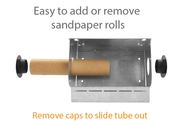 Steel Sandpaper Roll Dispenser