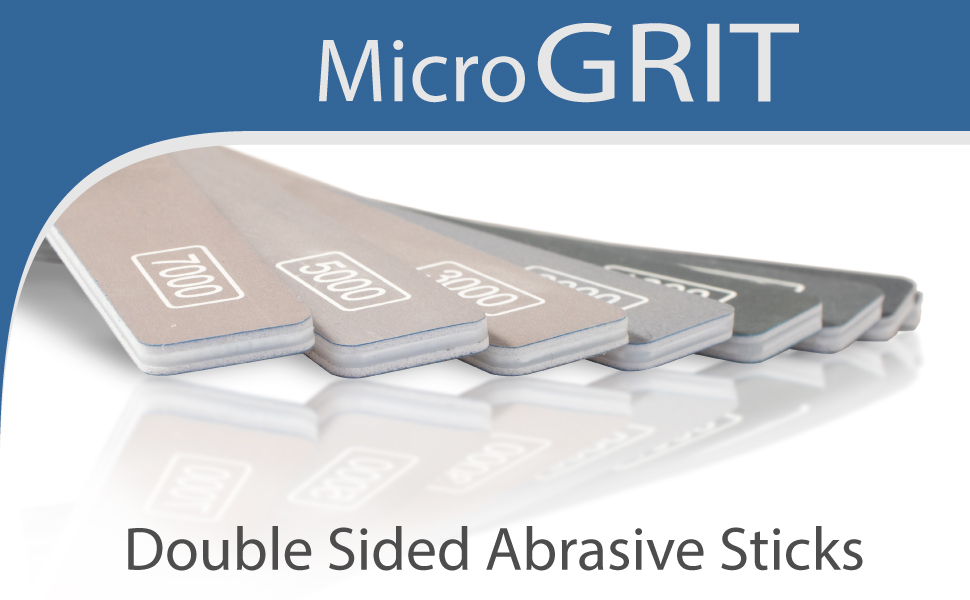 Keystone Double Sided Micro Fine Grit Cushioned Abrasive Sticks