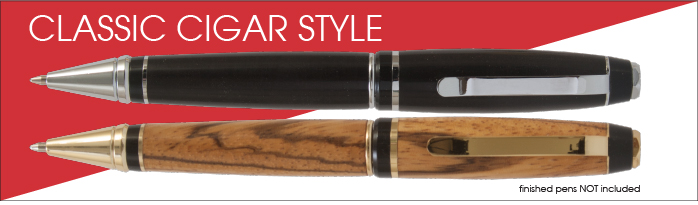 Classic Cigar Style Pen Kit Starter Set	