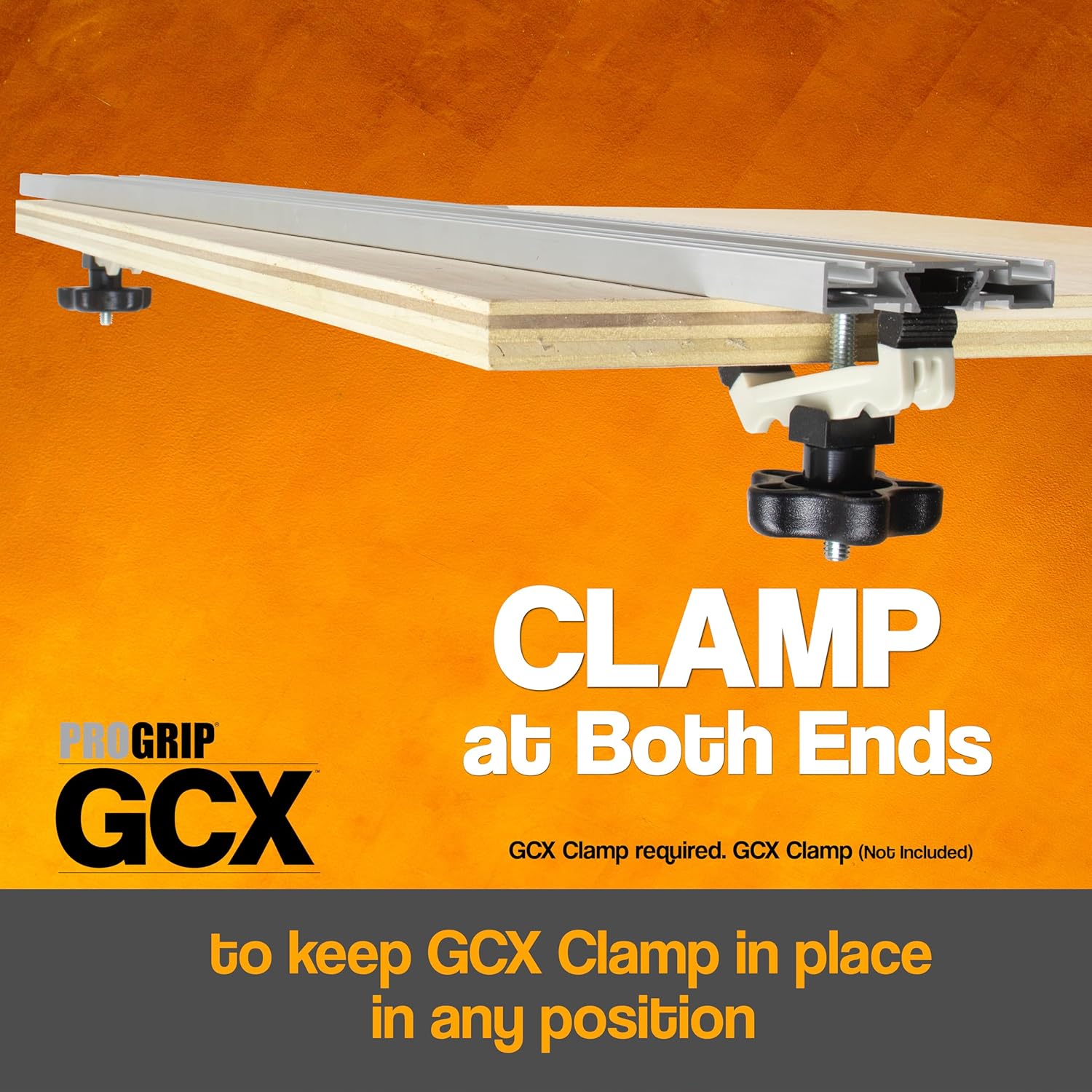PRO-Grip™ ProGrip GCX Edge Clamp Hold Down Clamp Pair