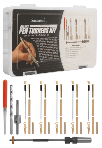 Gold Slimline Pen Turning Kit