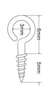 Dimensions of Hook