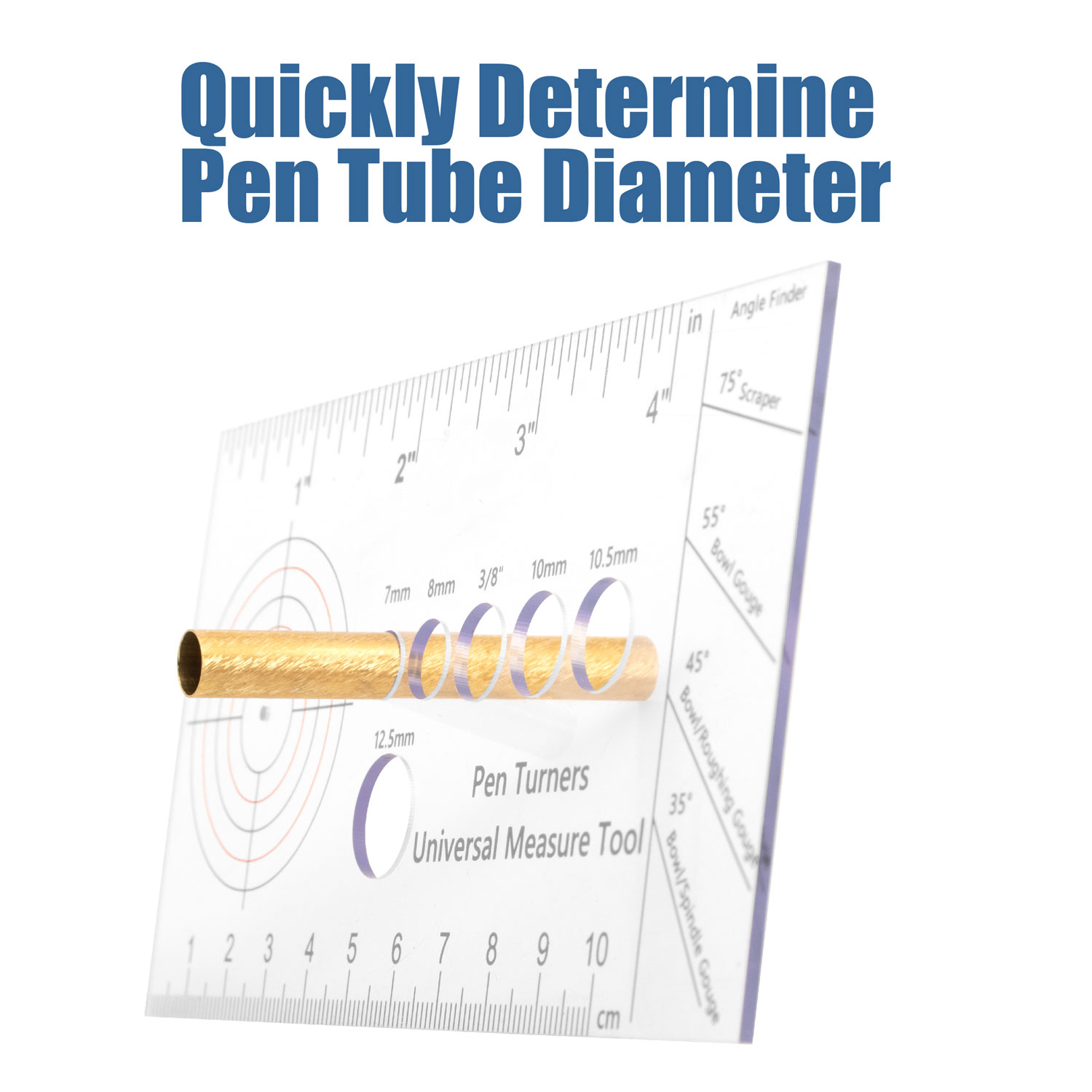 Universal Wood Turners Measuring Gauge