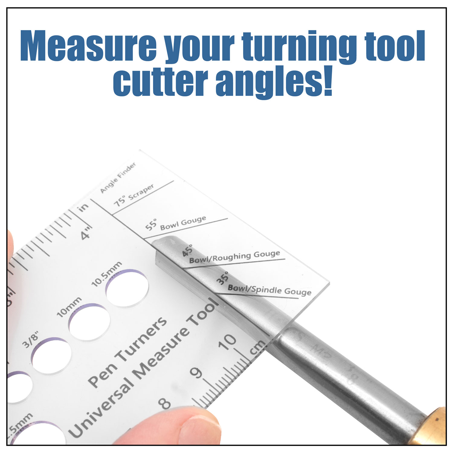 Universal Wood Turners Measuring Gauge