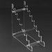 8 Pen Horizontal Clear Acrylic Stand