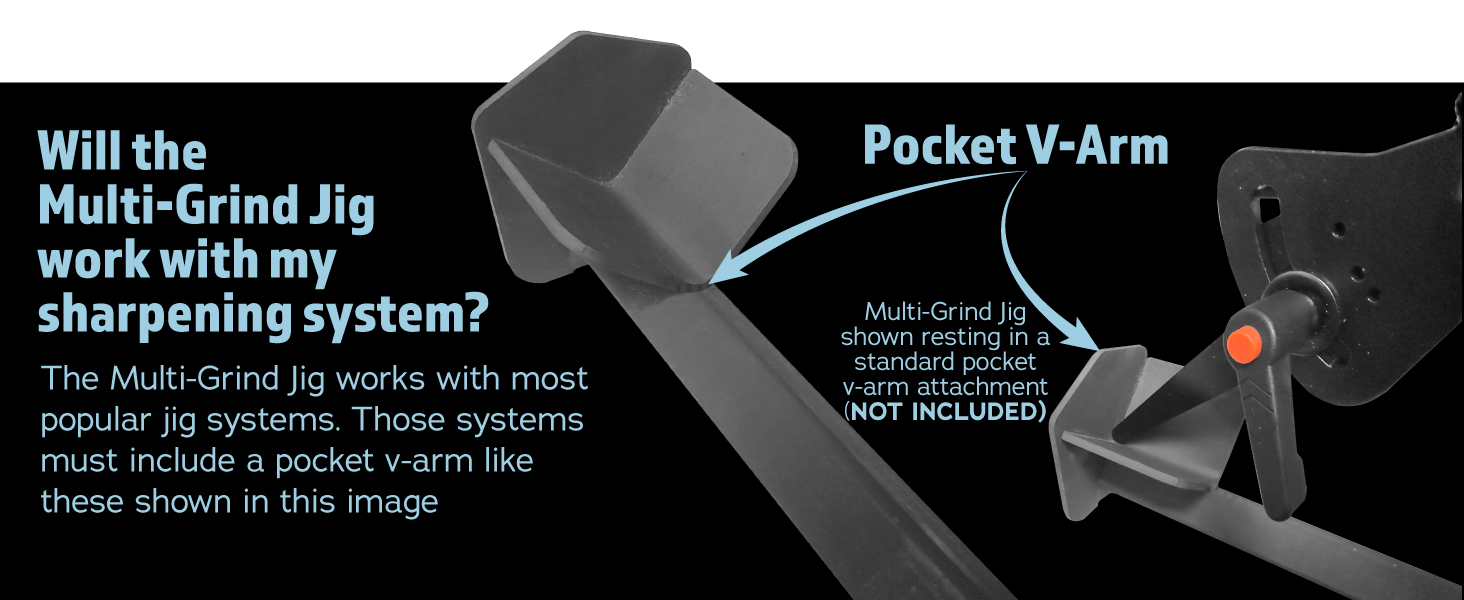 Pro Grind Multi-Grind Sharpening Jig with Setup Blocks