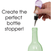 10 Piece Classic Chrome Style Bottle Stopper Set