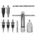 10 Piece Classic Chrome Style Bottle Stopper Set