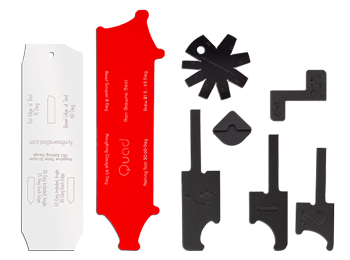 8 Piece Lathe Turning Tool Sharpening Setup Gauge Kit