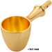 coffee scoop with turned handle