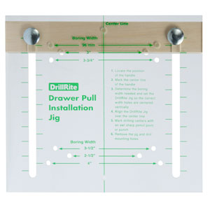 Drawer Pull Installation Jig