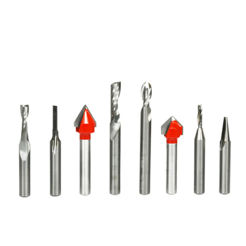 8 Piece CNC Router Bit General Purpose Set