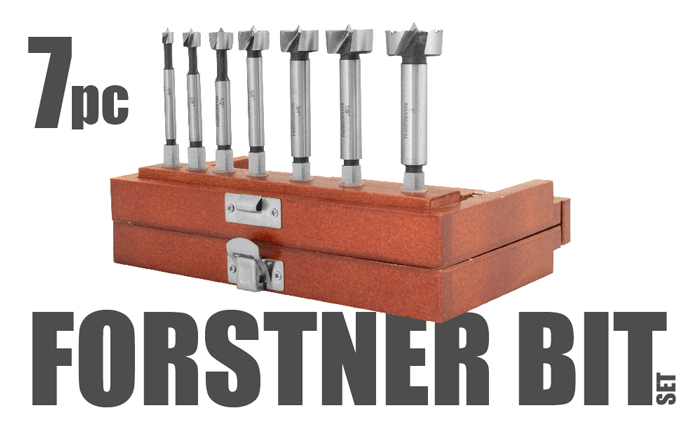 7 Piece Forstner Bit Set