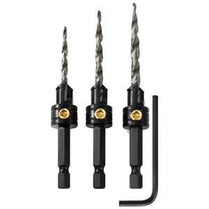 Snappy 3 Pc. Tapered Drill Countersink Set