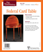 Federal Card Table