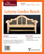 Lutyens Garden Bench