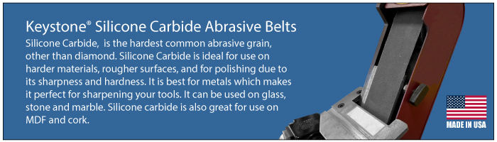 Keystone Silicone Carbide Abrasive Belts