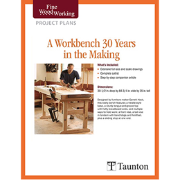 Fine Woodworking's: A Workbench 30 Years in the Making Plan