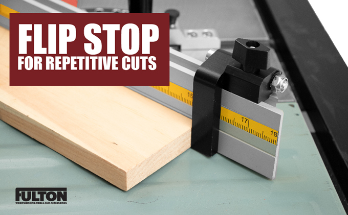 Precision Miter Gauge with Flip Stop