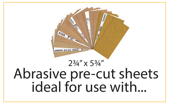 Mirka Gold Abrasive Sanding Sheets