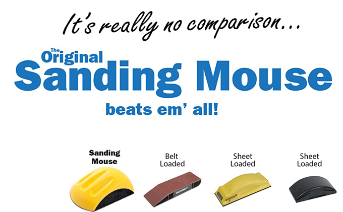5 inch Sanding Mouse with 20 Sanding Discs